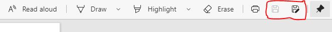 PDF Save Icon